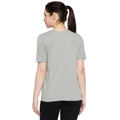 Grey Cotton Crew Neck T-Shirt