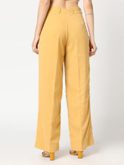 Beige Fiona High Waist Formal Pant